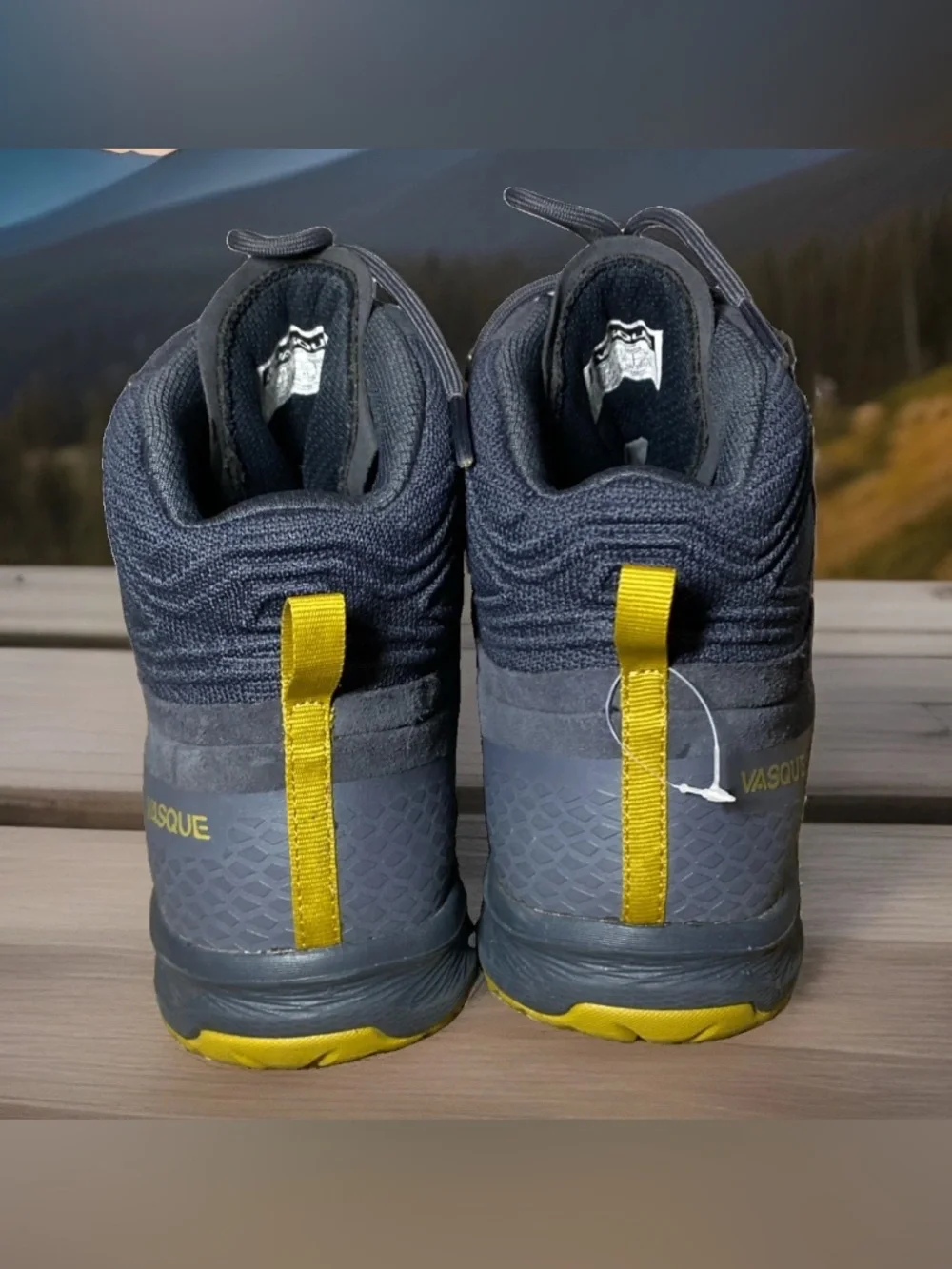 Vasque Breeze LT NTX Men's 11.5Hiking Shoes Mid Running Trail Blue Vibram